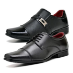 Sapato Social Masculino de Couro - Compre 1, Leve 2