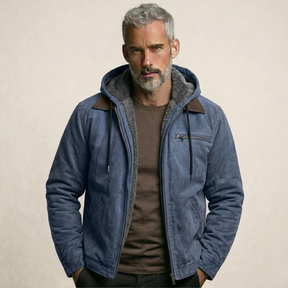 Jaqueta Masculina Forrada com Capuz