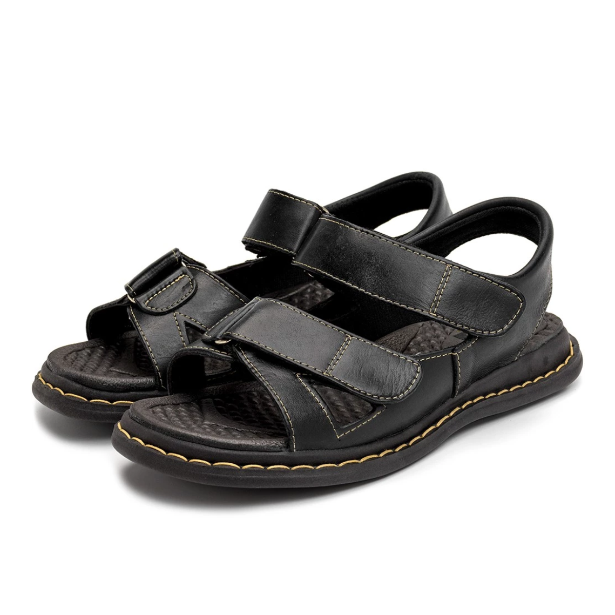 Sandália Masculina de Couro Confortável