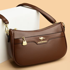 Bolsa de Couro Feminina Tranversal