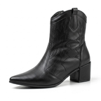 Bota Texana Feminina de Couro