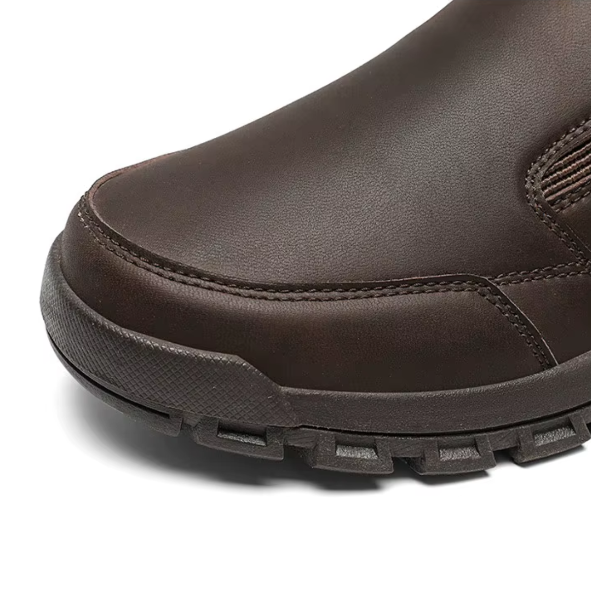 Tênis Slip On Masculino Ortopédico de Couro - Atlas