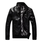 Jaqueta de Couro Masculina Slim