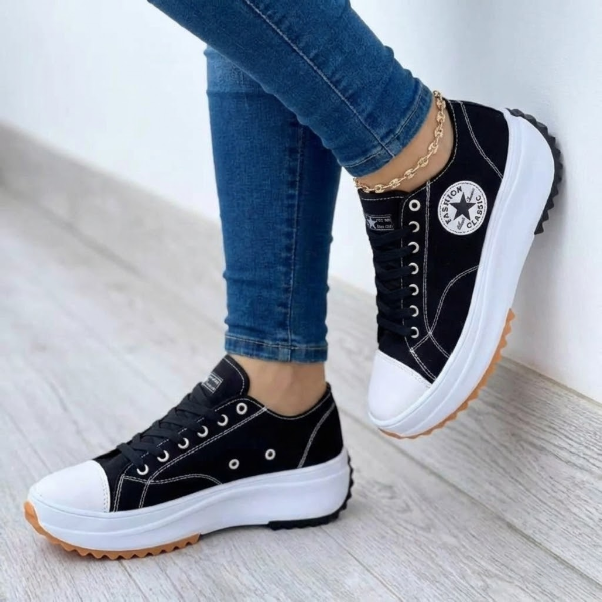 Tênis Ortopédico Feminino Plataforma Ultra Conforto