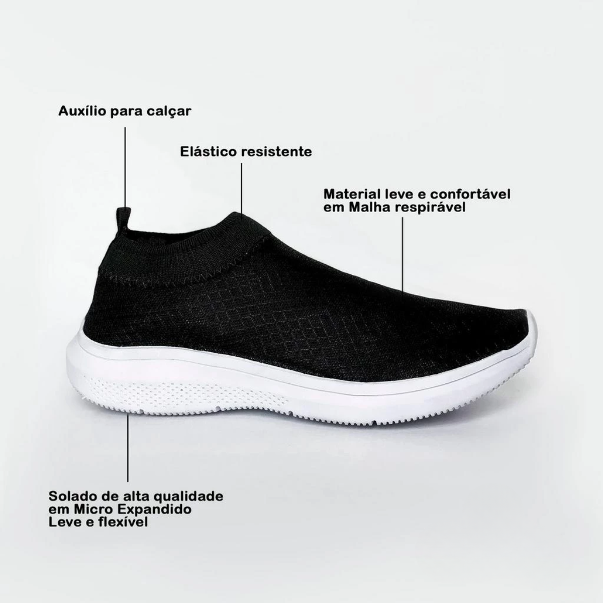 Tênis Ortopédico Feminino Para Caminhada Ultra Confortável
