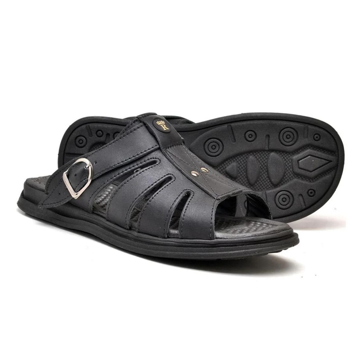 Sandália Masculina de Couro Confortável