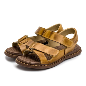 Sandália Masculina de Couro Confortável