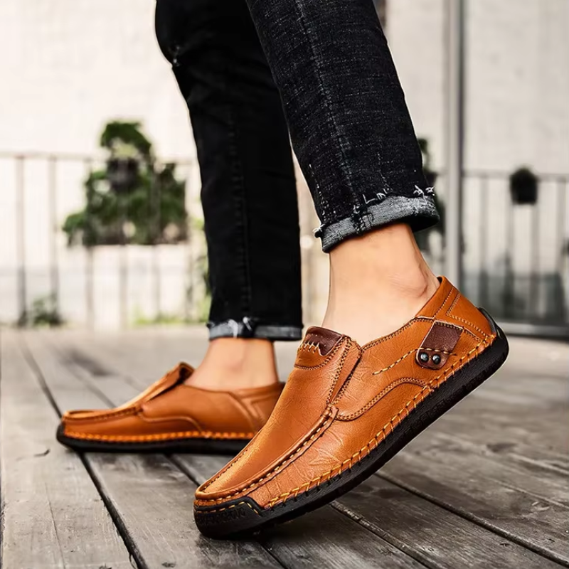 Sapatênis Masculino de Couro Confortável