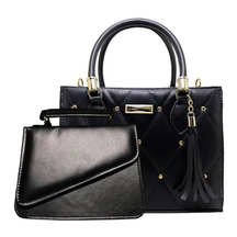 Kit Bolsa Feminina Tranversal de Couro Legítimo Elegance