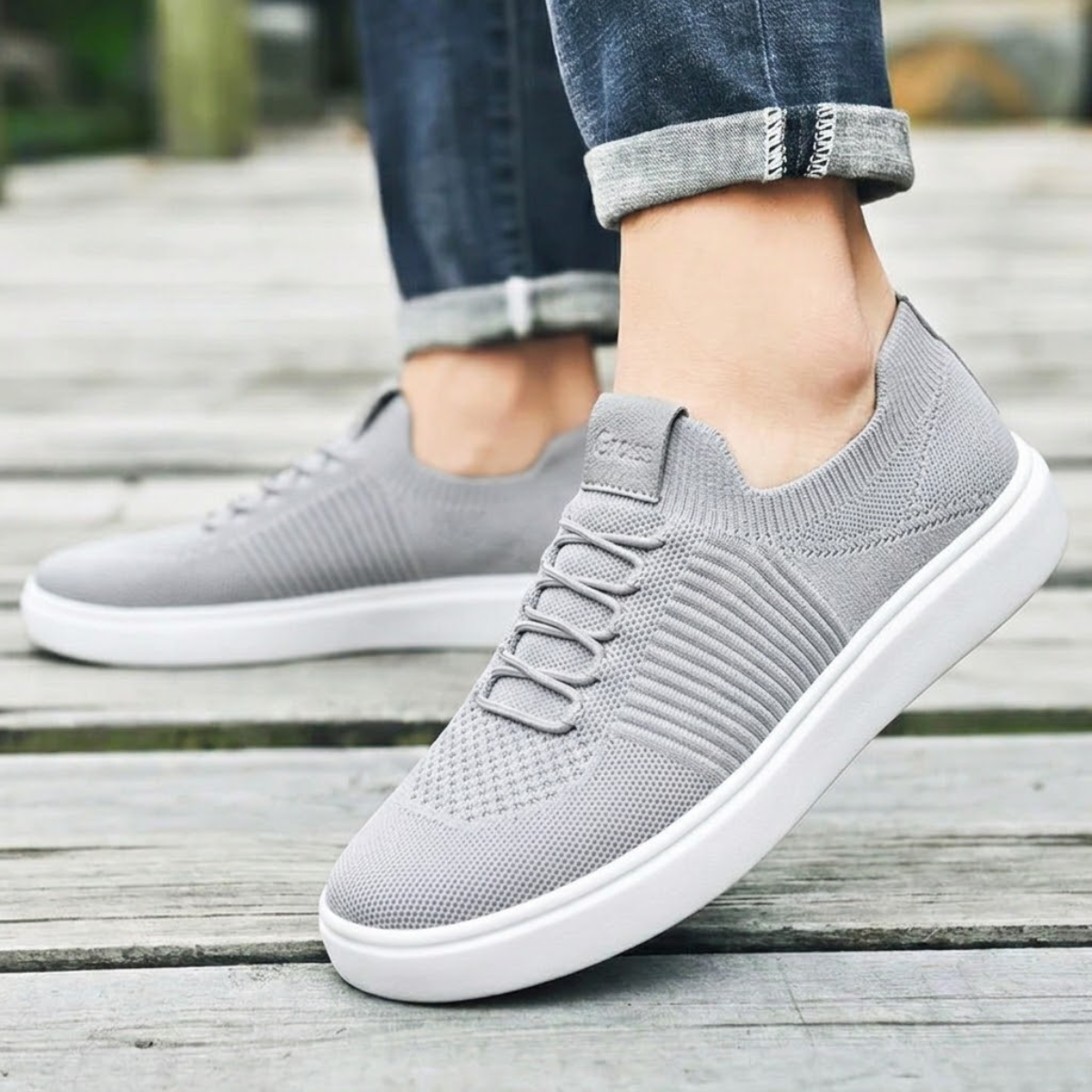 Tênis Masculino Slip On Para Caminhada Confortável