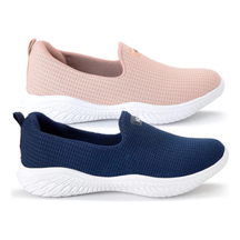 Kit 2 Tênis Ortopédico Feminino Para Caminhada Ultra Conforto