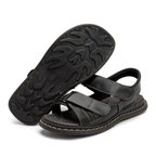Sandália Masculina de Couro Confortável