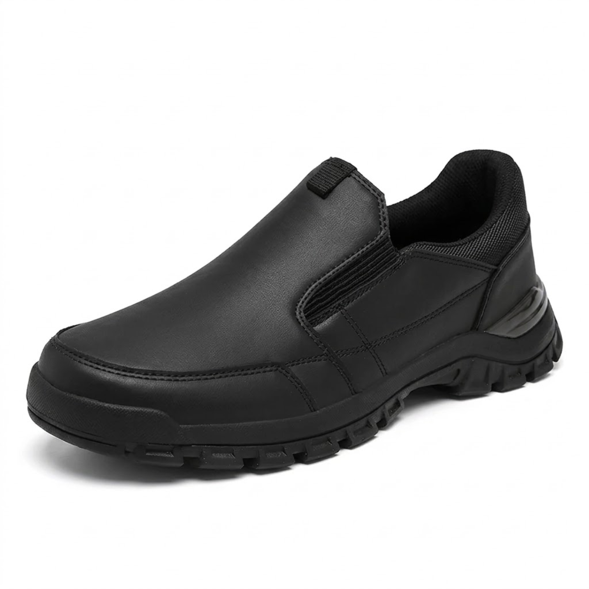 Tênis Slip On Masculino Ortopédico de Couro - Atlas