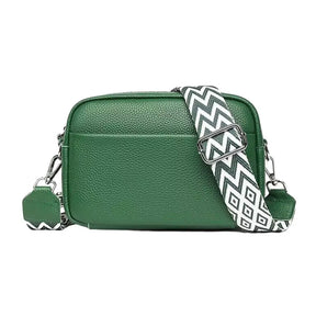 Bolsa Feminina de Couro Crossbody Multitare