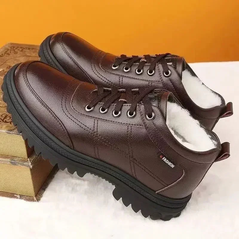 Bota Masculina Casual De Couro Multitare