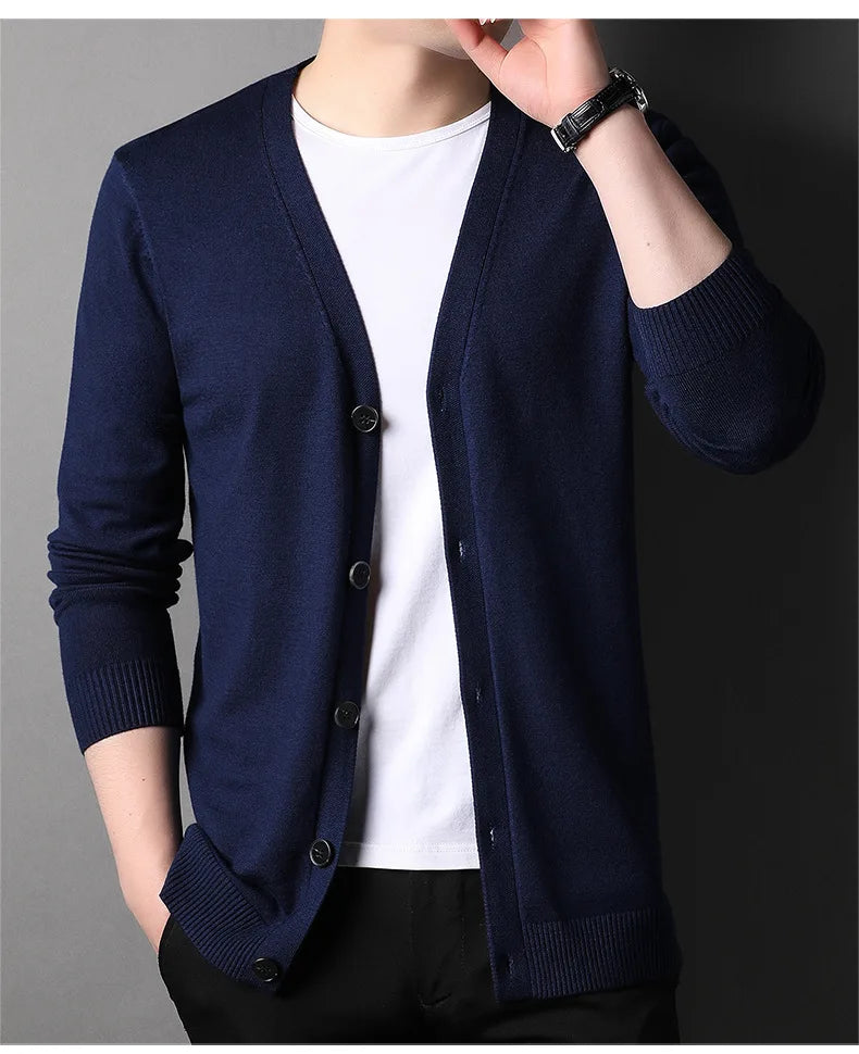 Cardigan Masculino De Botões