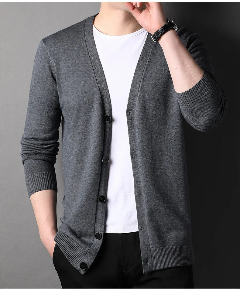 Cardigan Masculino De Botões