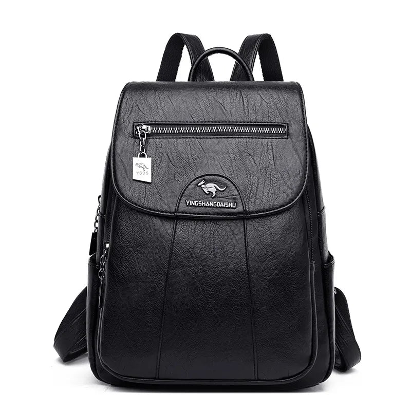 Bolsa Mochila de Couro Feminina