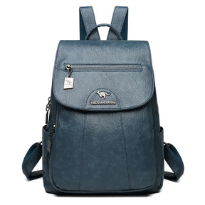 Bolsa Mochila de Couro Feminina