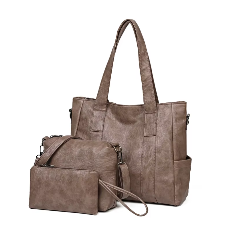 Kit_Bolsa_Feminina_de_Couro_Legitimo_Fendi_Multitare