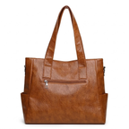 Kit Bolsa Feminina de Couro Legítimo
