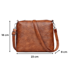 Kit Bolsa Feminina de Couro Legítimo