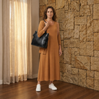 Kit Bolsa Feminina de Couro Legítimo