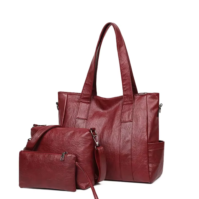 Kit_Bolsa_Feminina_de_Couro_Legitimo_Vinho_Multitare