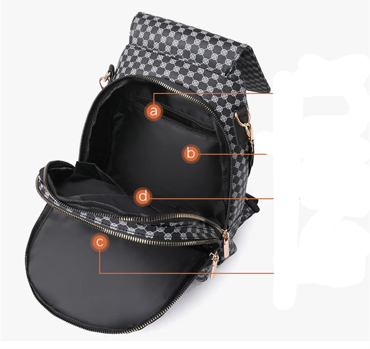 Mochila Feminina de Couro Legítimo