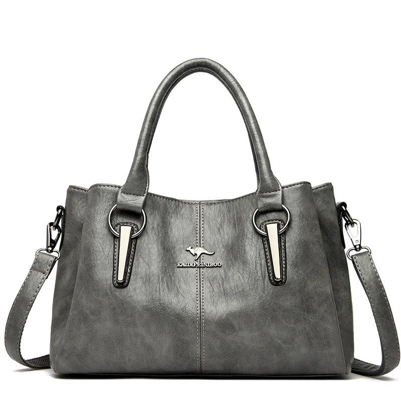 Bolsa de Ombro Feminina de Couro Legítimo