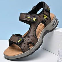 Sandália Masculina de Couro Confortável