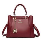 Bolsa de Ombro Feminina de Couro Legítimo