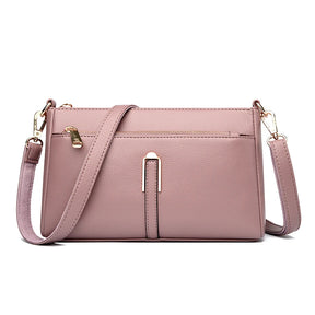 Bolsa Feminina de Couro Tranversal Luxury