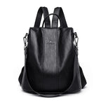 Bolsa Mochila Feminina de Couro