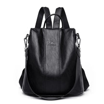 Bolsa Mochila Feminina de Couro