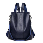 Bolsa Mochila Feminina de Couro