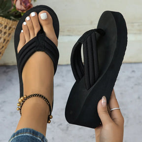 Chinelo Plataforma Confort Marina