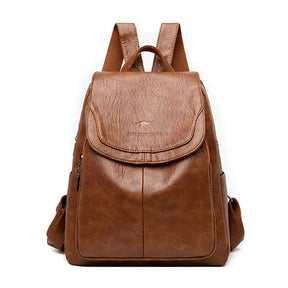 Mochila de Couro Feminina
