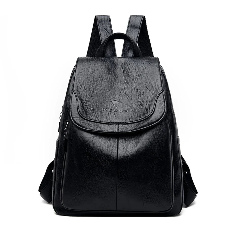 Mochila de Couro Feminina