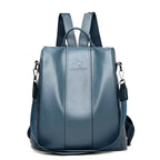 Bolsa Mochila Feminina de Couro