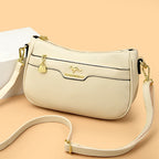 Bolsa de Couro Feminina Tranversal