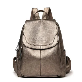 Mochila de Couro Feminina