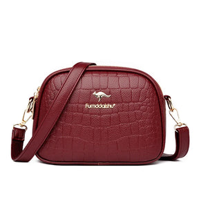 Bolsa Feminina de Couro Transversal