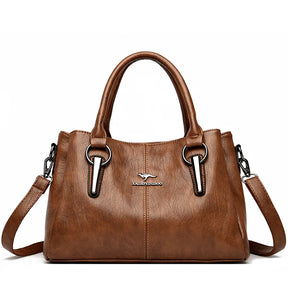 Bolsa de Ombro Feminina de Couro Legítimo