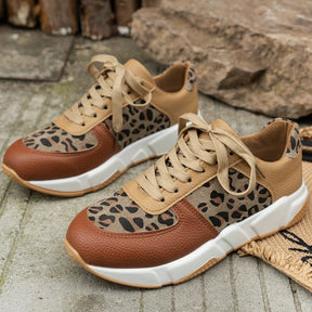 Tênis Ortopédico Feminino Casual Animal Print