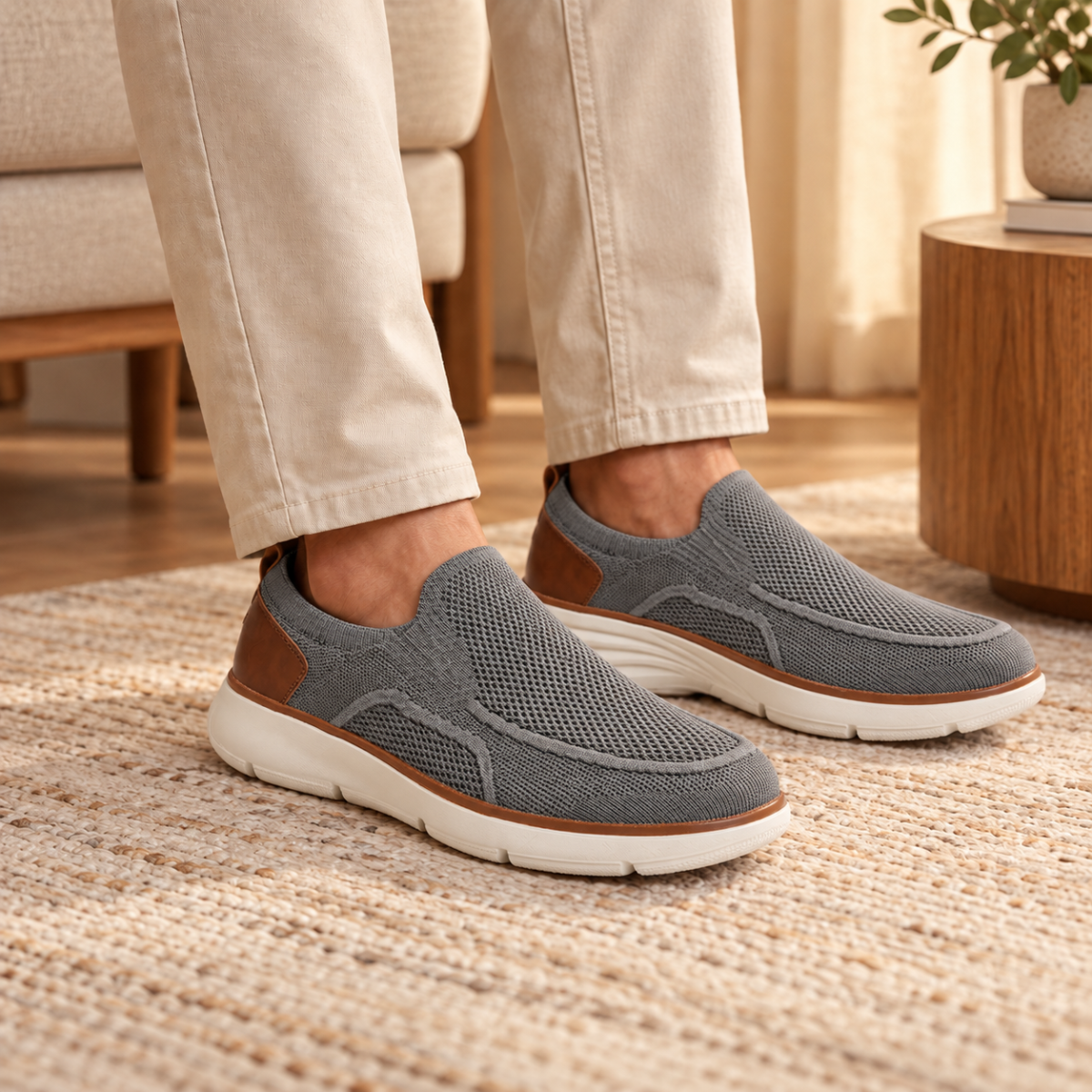 Tênis Slip On Masculino Para Caminhada - Zenith
