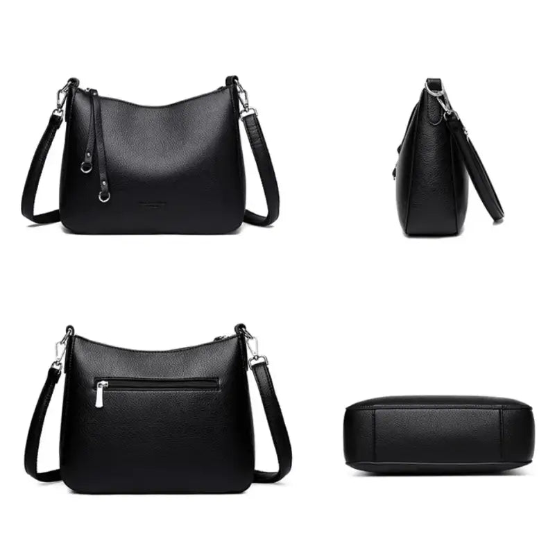 Bolsa de Couro Feminina Transversal 009