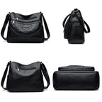 Bolsa de Couro Feminina Transversal 019