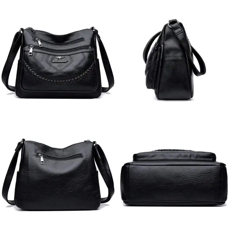 Bolsa de Couro Feminina Transversal 019