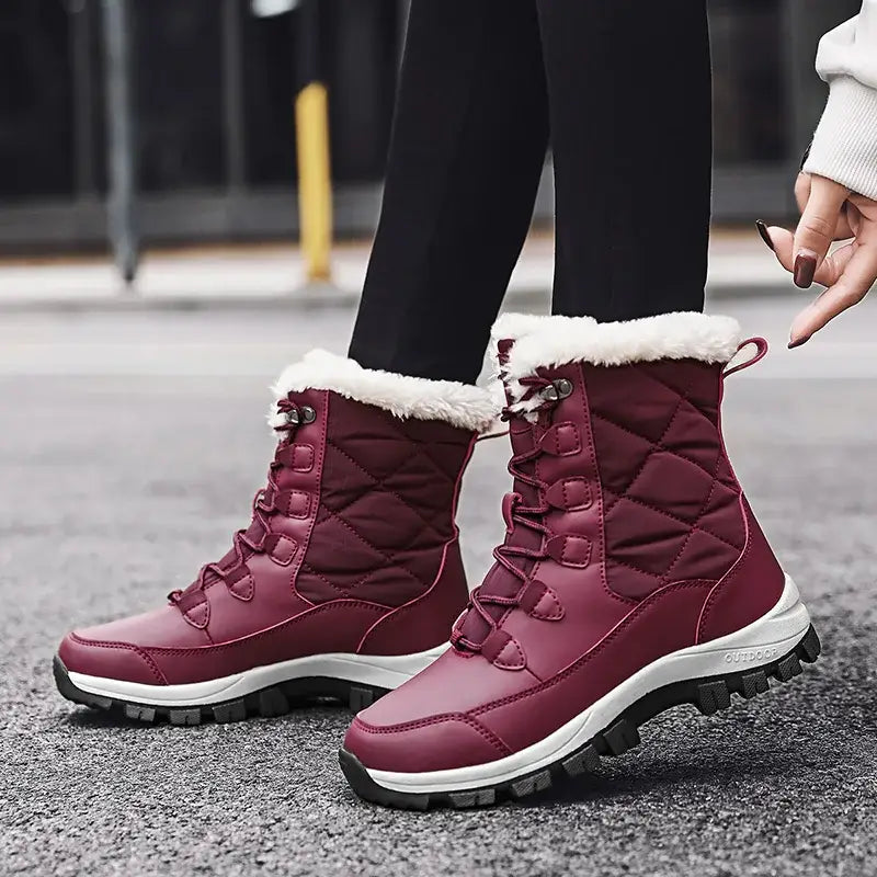 Bota Para Neve Feminina Imperméavel 355